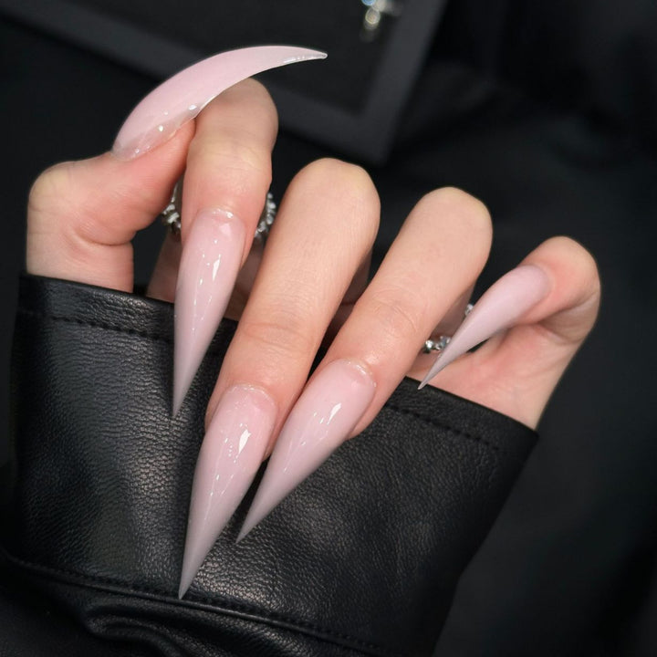 Elegante Stiletto Press-On Nagelverstärkungen