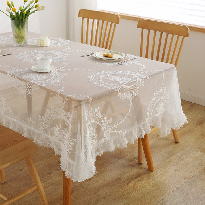 Elegante Spitze Überlagerung Tischdecke