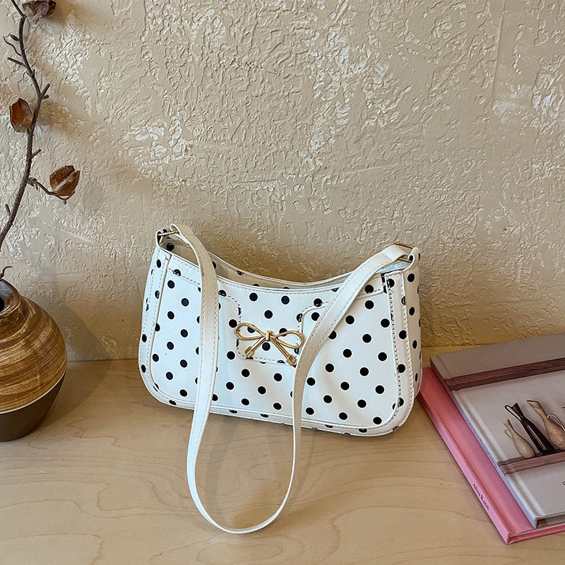 WoPolka Dot Muster Hobo Handtasche Karnz