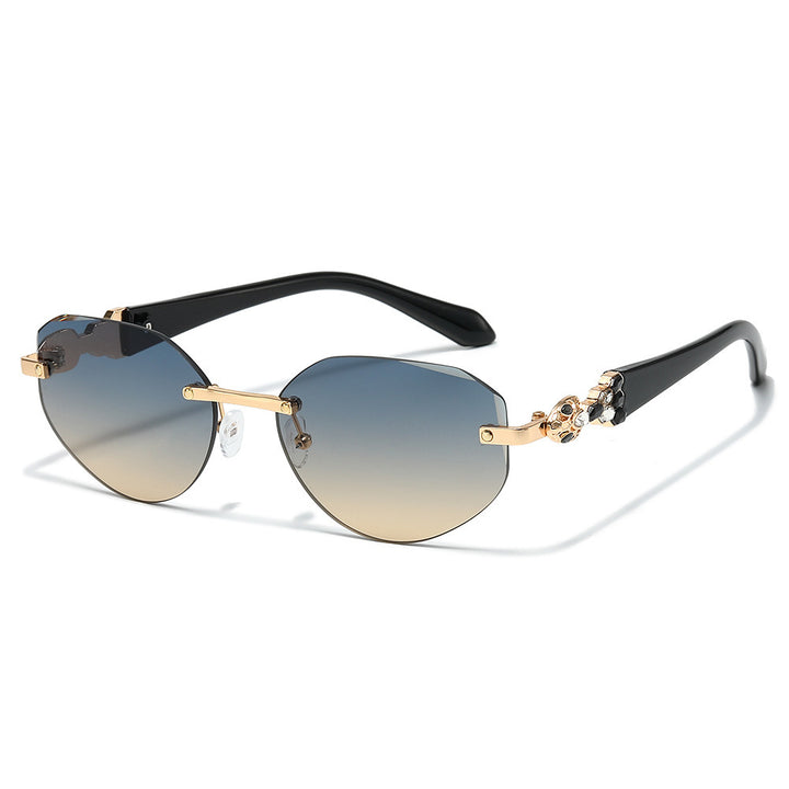 Dekorative Übergroße Schild-Sonnenbrille Karnz