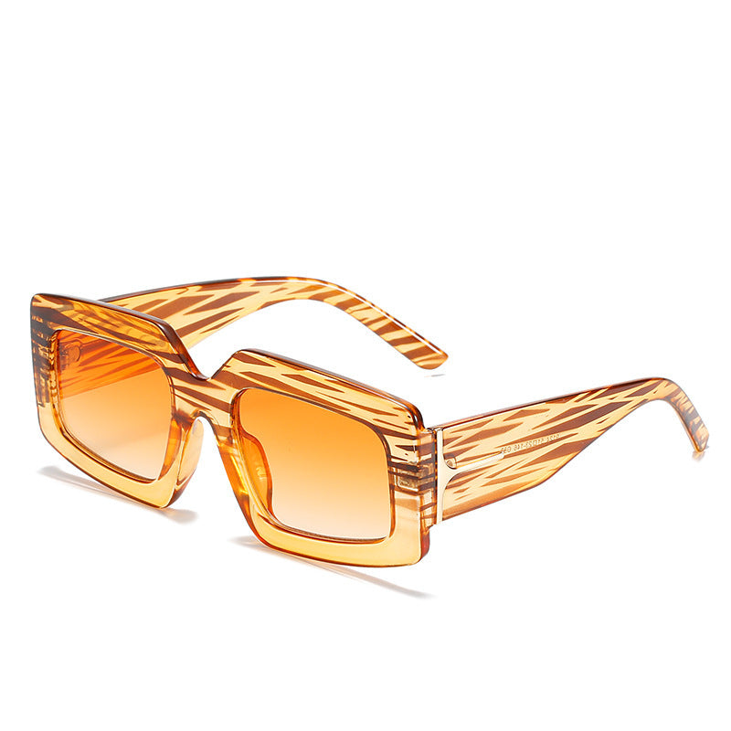 Oversized quadratische Rahmen Sonnenbrille Karnz