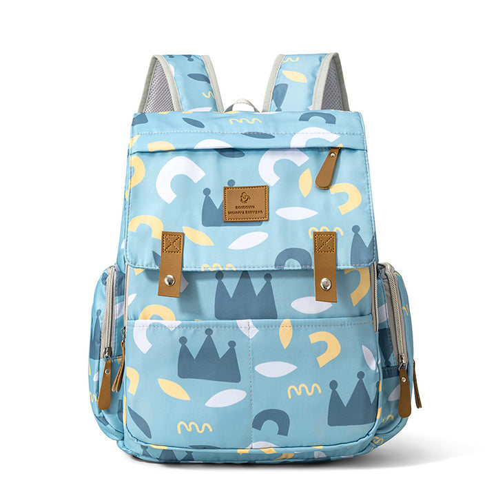 Verspielter Muster Multi-Fach Rucksack Karnz