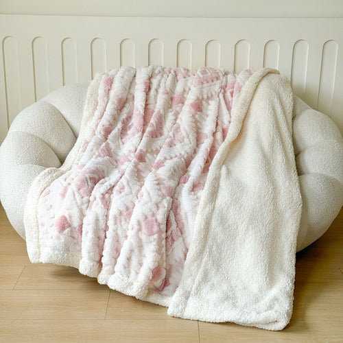 Luxuriöse Plüschfleece-Werfen-Decke