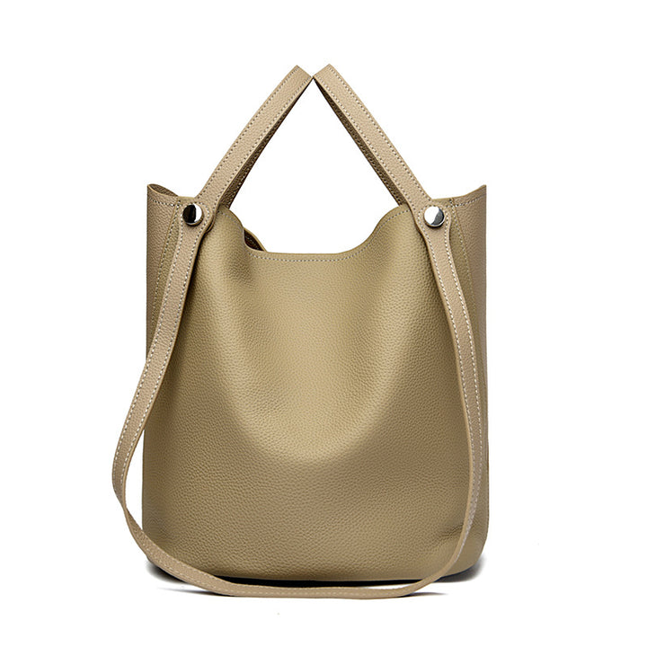Legere Leder Eimer Tasche Karnz
