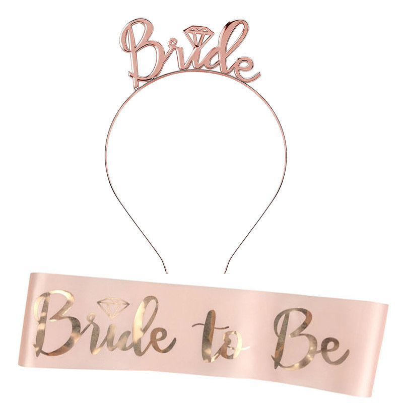 Damen Hochzeitskrone mit Schriftzug Karnz