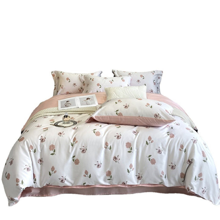 Luxuriös Wenden Paisley Baumwollsatin Bettbezug Set