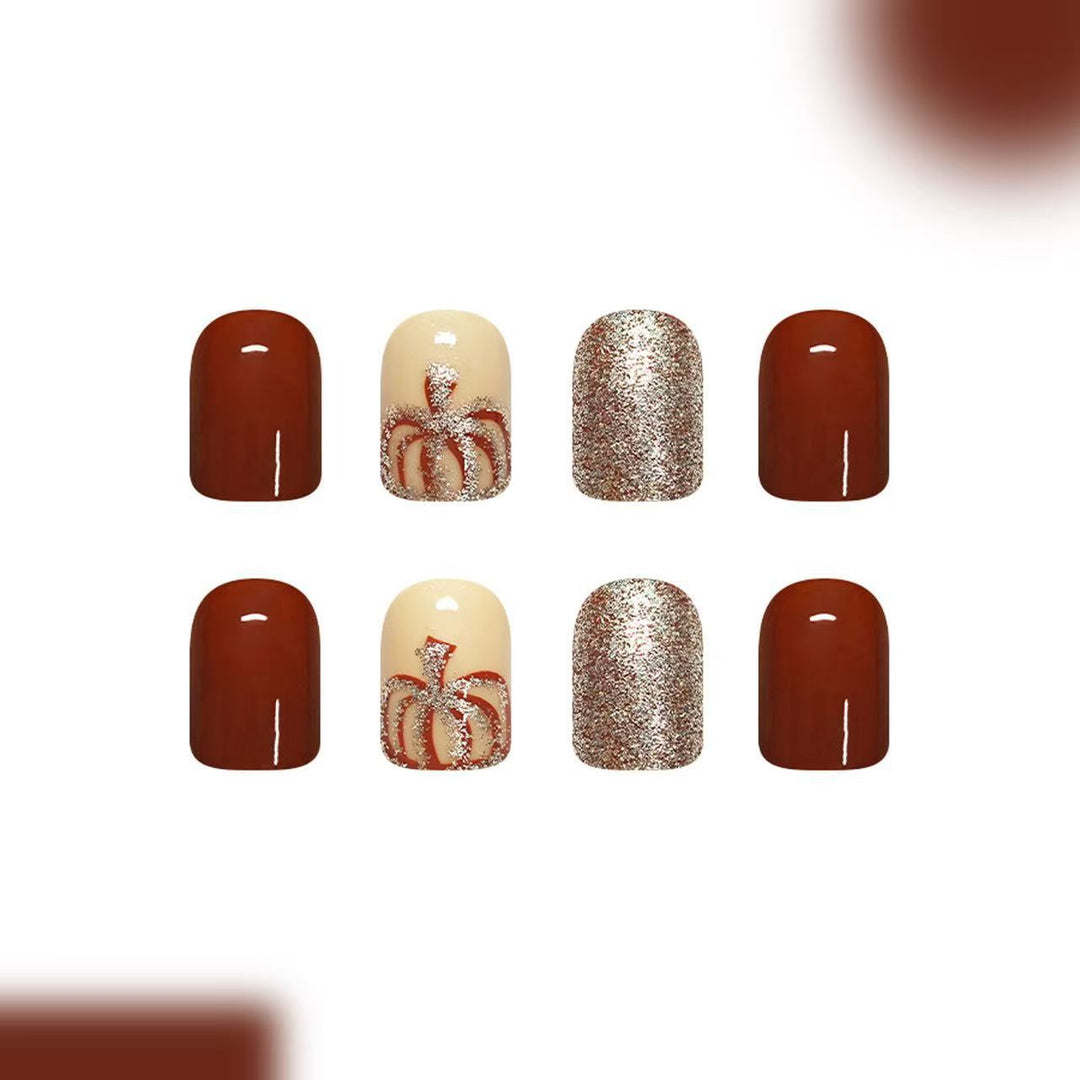 Dekorativer Press-On-Nagelset