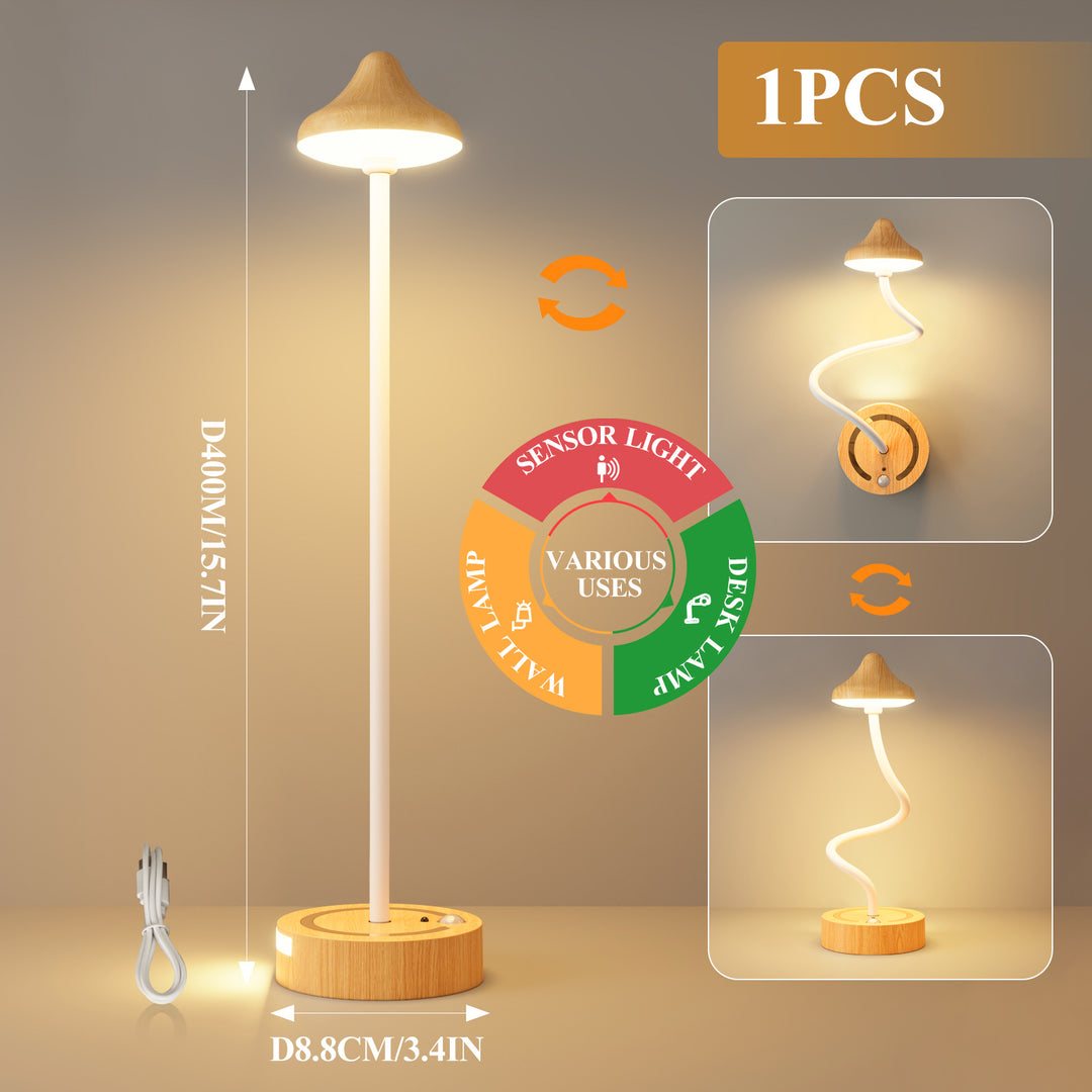 Multifunktionale LED Tisch- und Wandleuchte