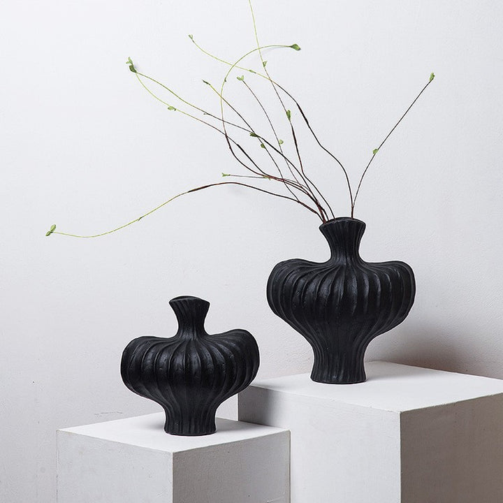 Stilvolle Keramikkunst Vase Karnz