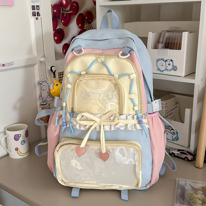 Stylischer Mehrfach-Taschen Freizeit-Rucksack