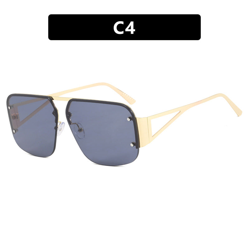 Damen optische Brille mit elegantem, geometrischem Design und hochwertigem Metallrahmen Karnz