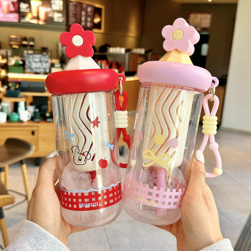 Unisex Trinkbecher mit Motiven und Silikondeckel Karnz