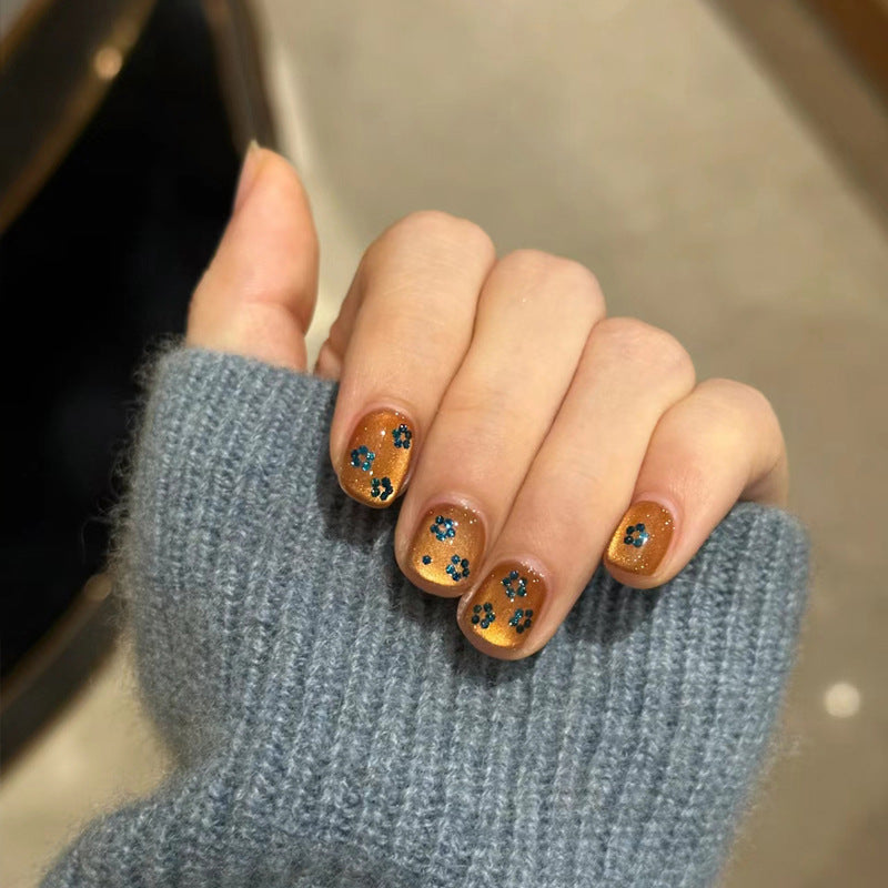Floral Accent Gel Nail Art Karnz