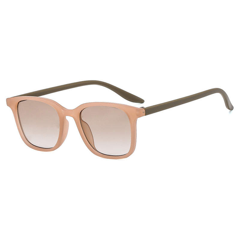 Damen trendige quadratische Sonnenbrille mit polarisierenden Gläsern Karnz