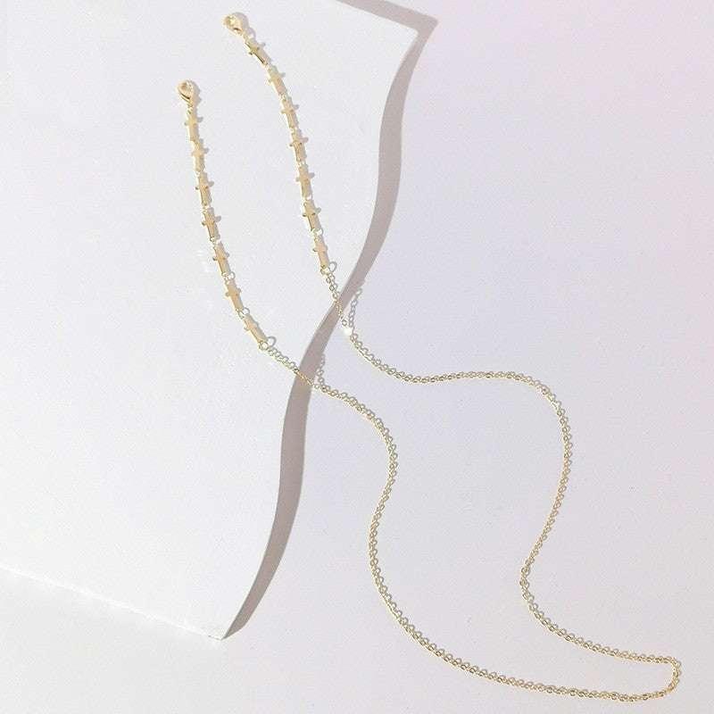 Elegante Kettenlink-Halskette Karnz