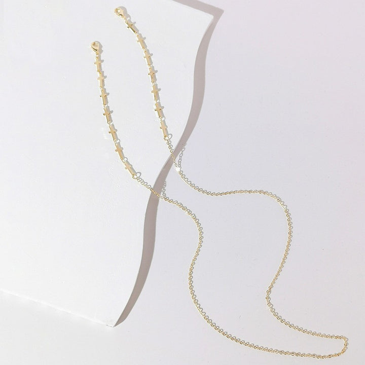 Elegante Kettenlink-Halskette Karnz