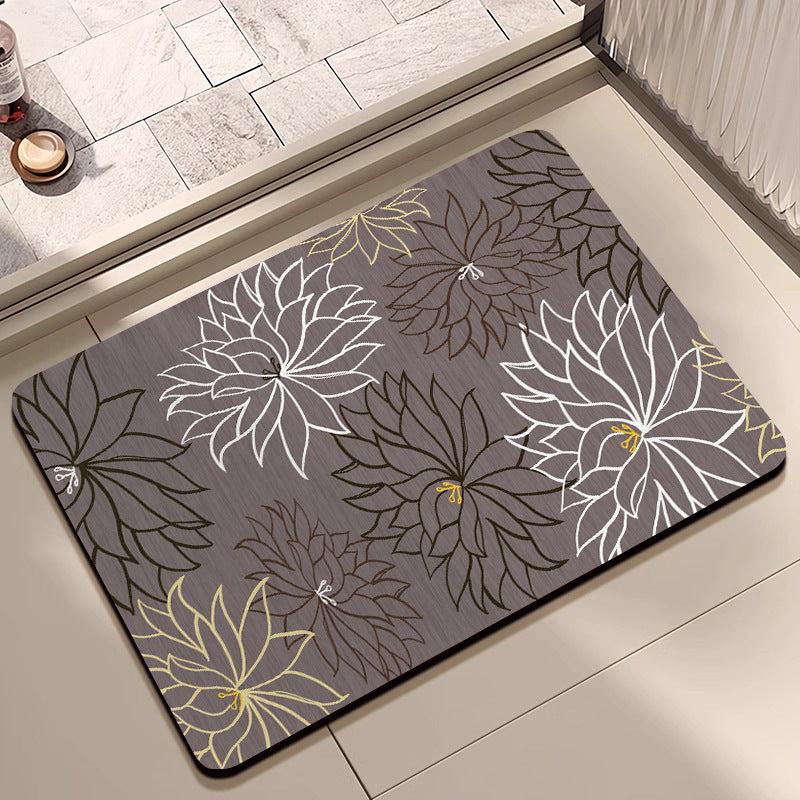 Elegante monogrammierte Badezimmermatte Karnz