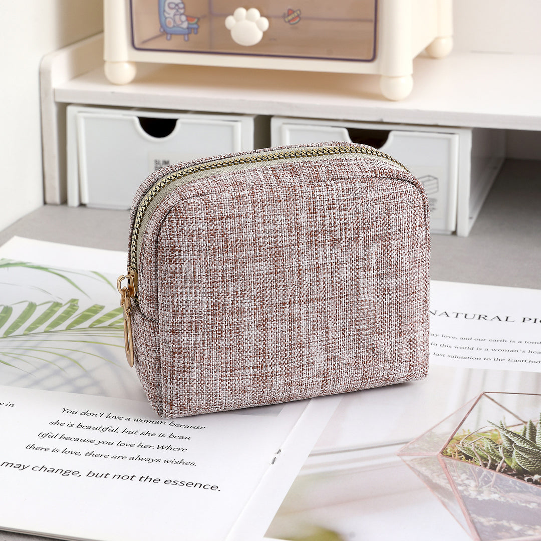 Kompakte Reißverschluss-Münztasche