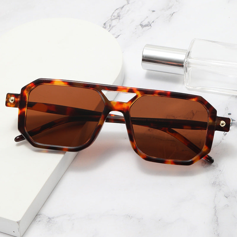 Damen modische Achteck Sonnenbrille Karnz