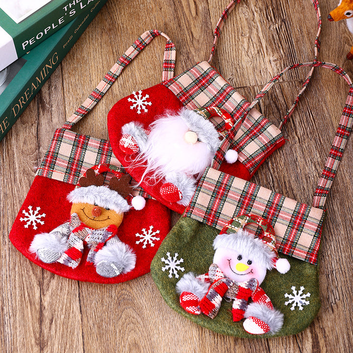 Verspielte Weihnachtsumhängetasche Karnz