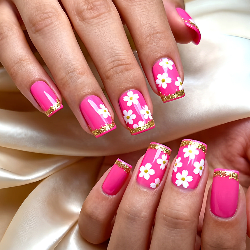 Blumen Gel Nagelkunst Design Karnz