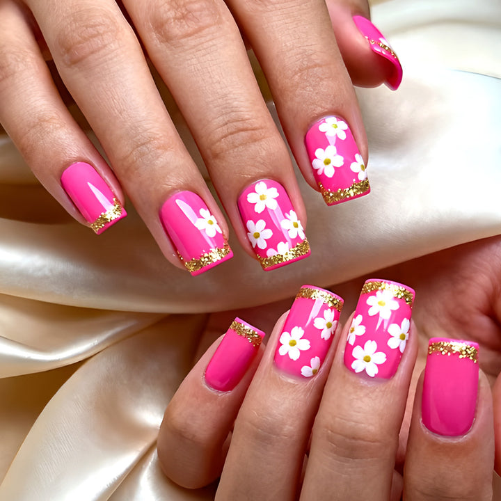 Blumen Gel Nagelkunst Design Karnz