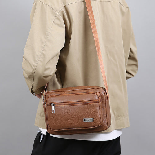 Premium Leder Messenger Bag Karnz