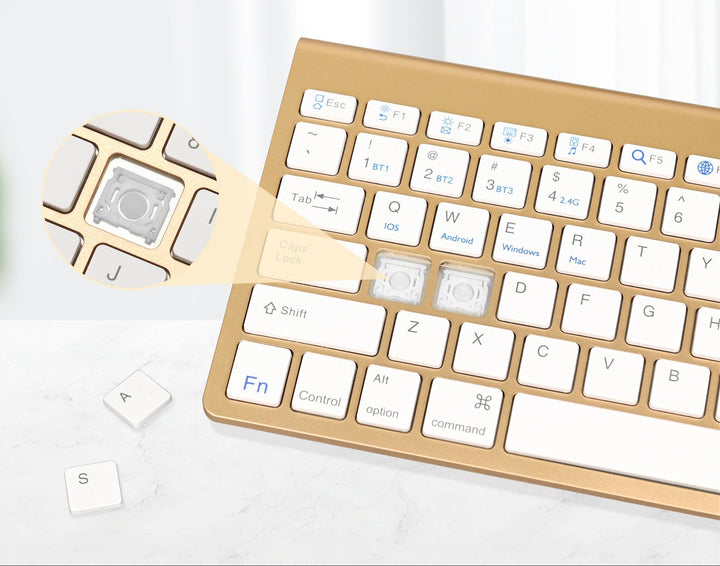 Wireless Compact Keyboard and Mouse Set Karnz
