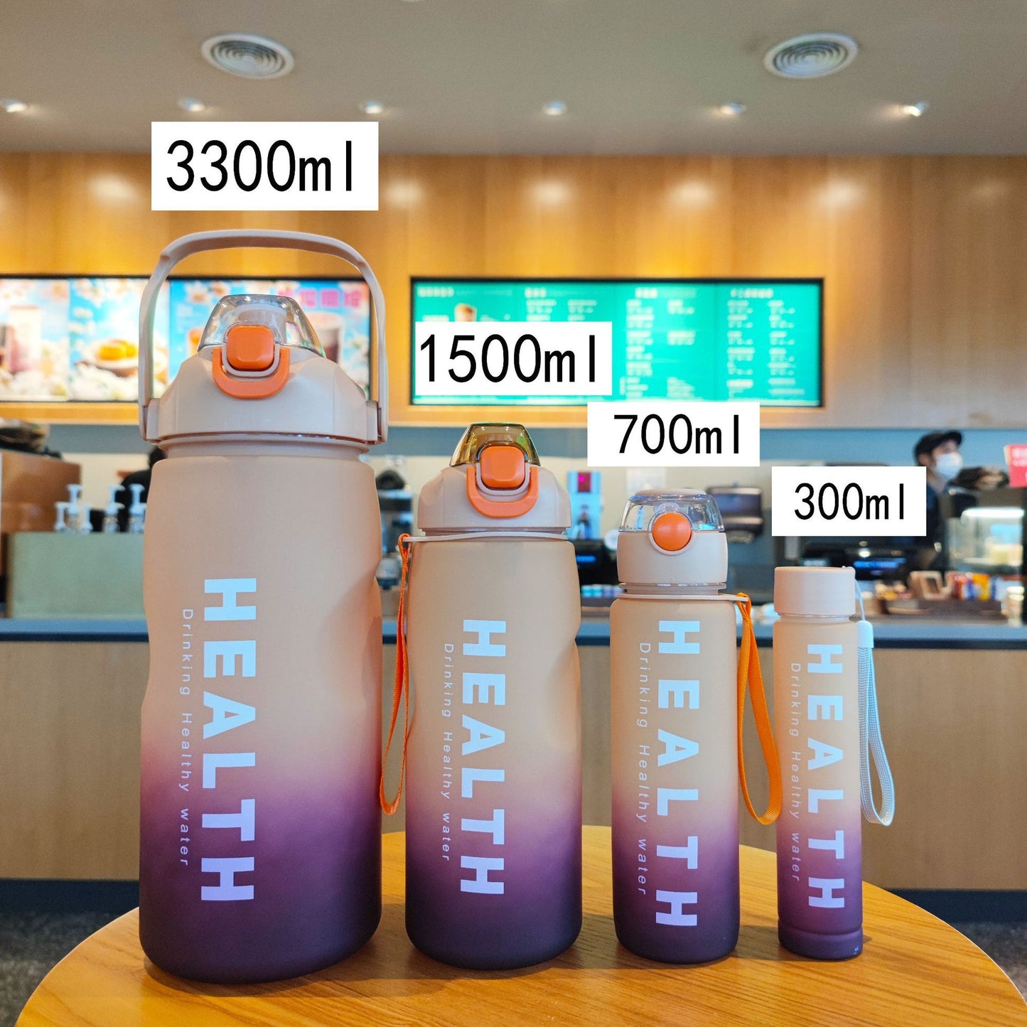 Damen vielseitige Trinkflasche mit praktischem Klappdeckel Karnz