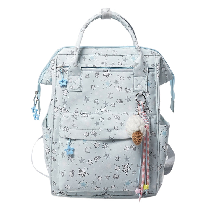 Stylischer Sternmuster-Rucksack Karnz
