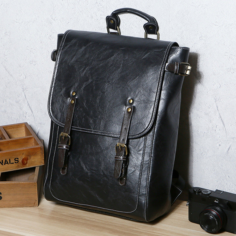 Eleganter Laptop-Rucksack mit Hochwertigem Kunstleder-Beschichtung Karnz
