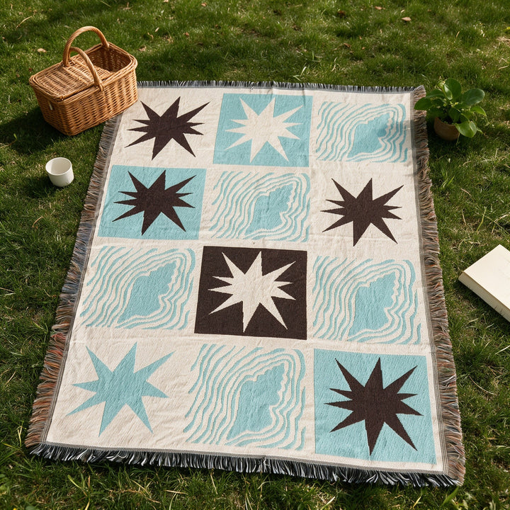 Dekorative Gewebte Wurfdecke