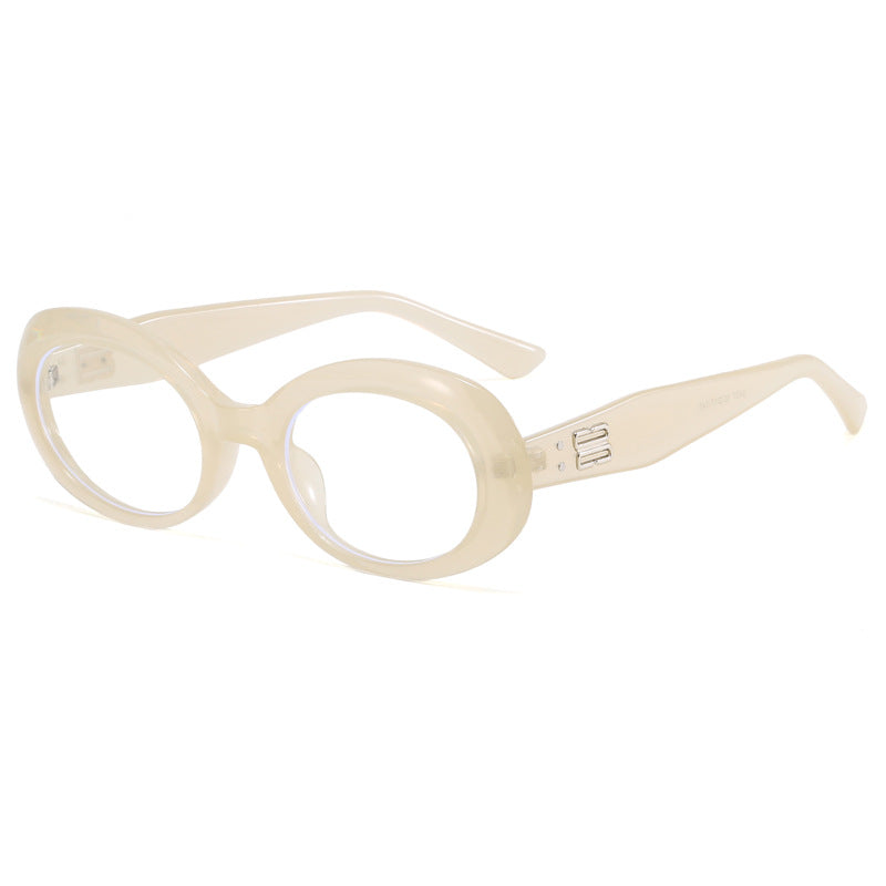 Damen Retro-inspirierte Sonnenbrille mit breitem Rahmen Karnz