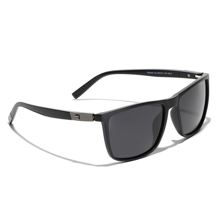 Damen sportliche Sonnenbrille mit polarisierenden Gläsern und flexiblem Gestell Karnz