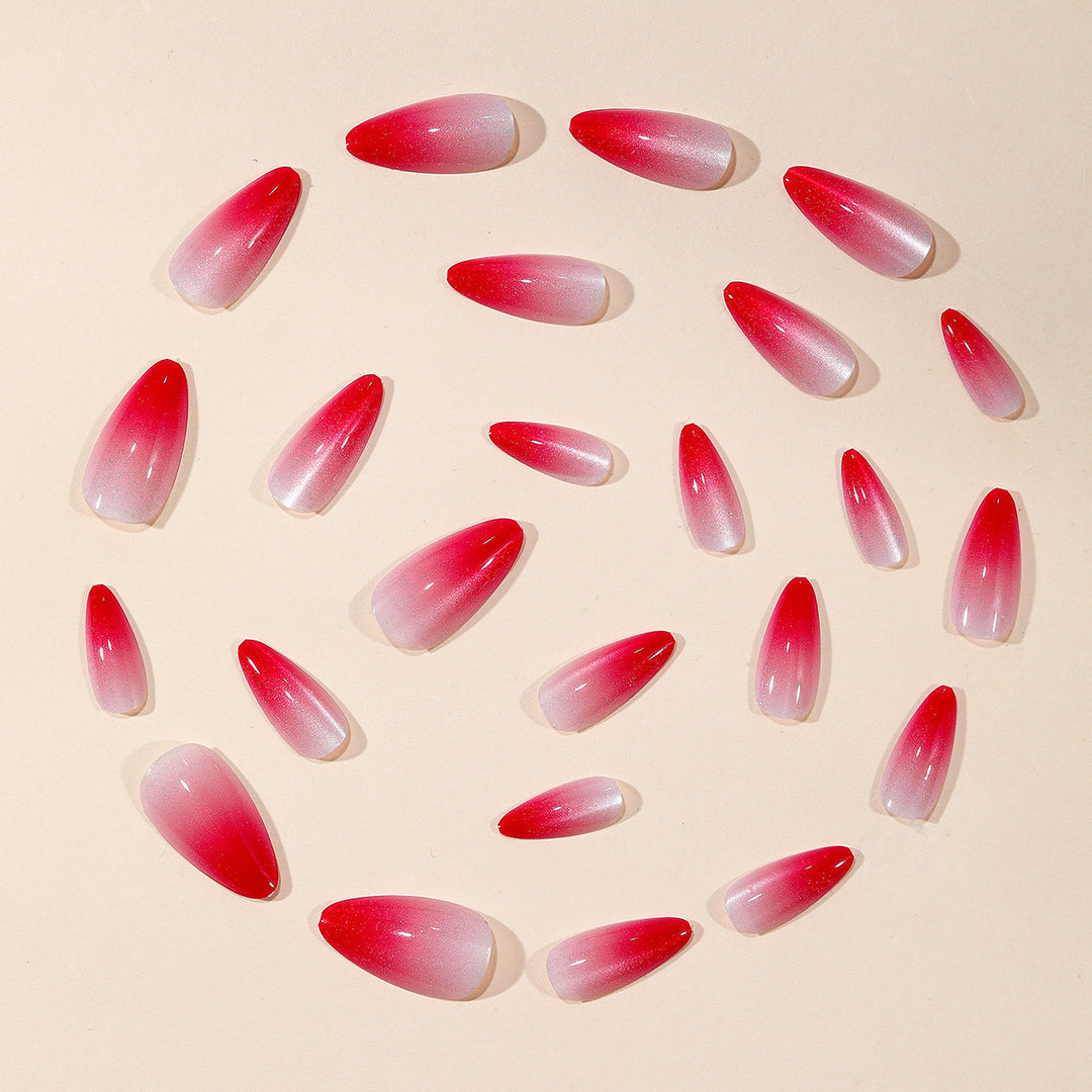 Ombre Stiletto Nail Art Extensions Karnz
