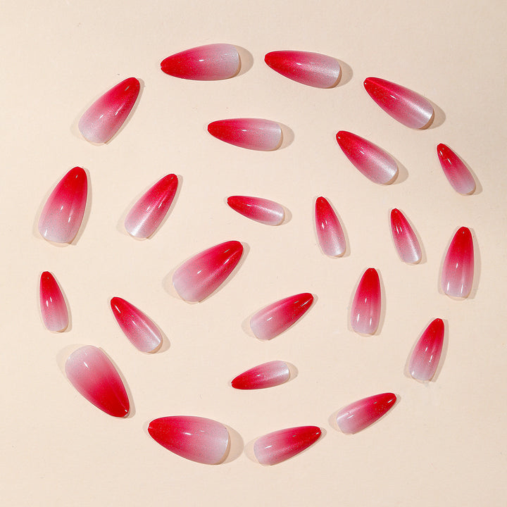 Ombre Stiletto Nail Art Extensions Karnz