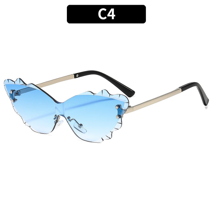 Stilvolle Katzenaugen-Sonnenbrille