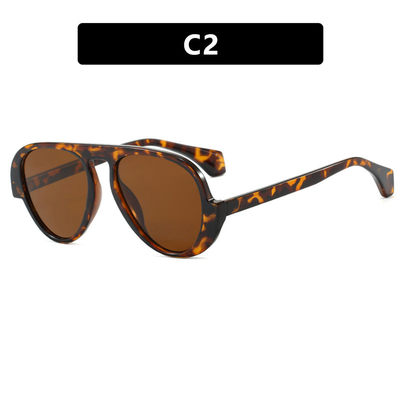 Damen Sonnenbrille mit einzigartigem Retro-Rahmen und UV-Schutz Karnz