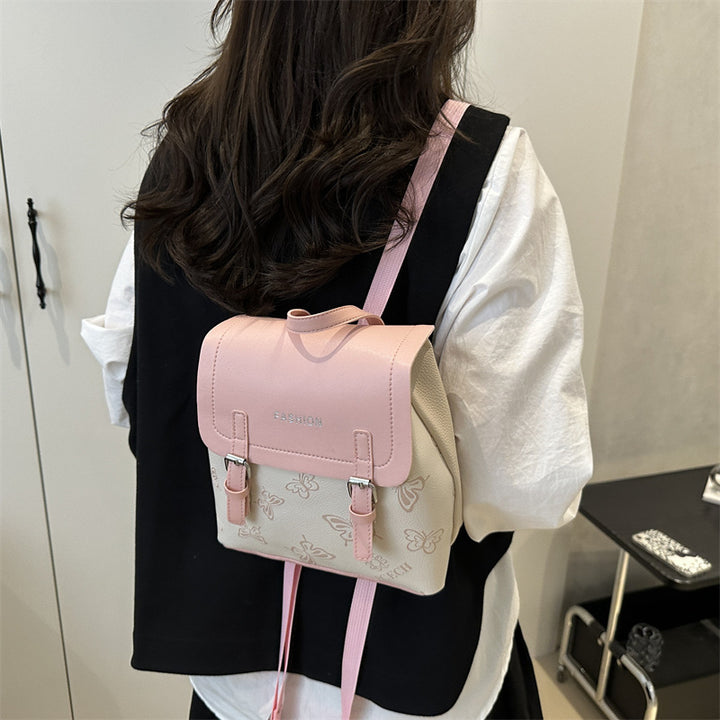 Stylische Schmetterlingsmuster Mini Rucksack Karnz
