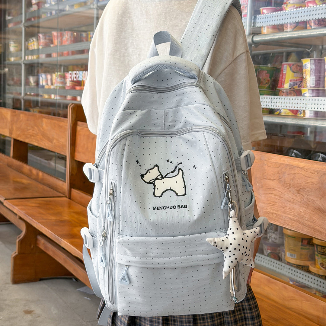 Grafische Katzen-Themen-Rucksack Karnz