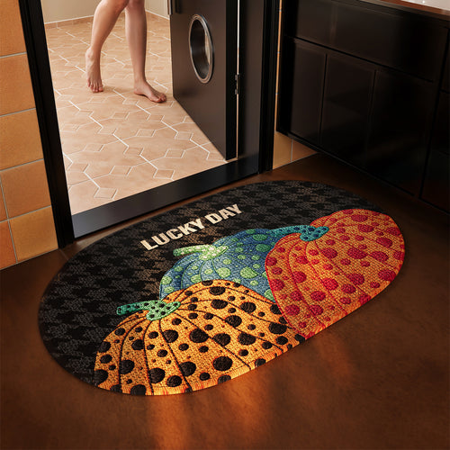 Spaß Themed Indoor Oval Mat