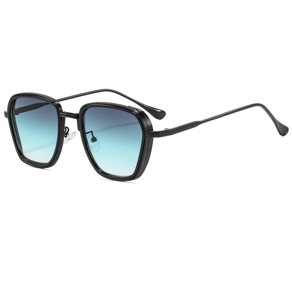 Damen Designer-Sonnenbrille im modernen quadratischen Rahmen Karnz