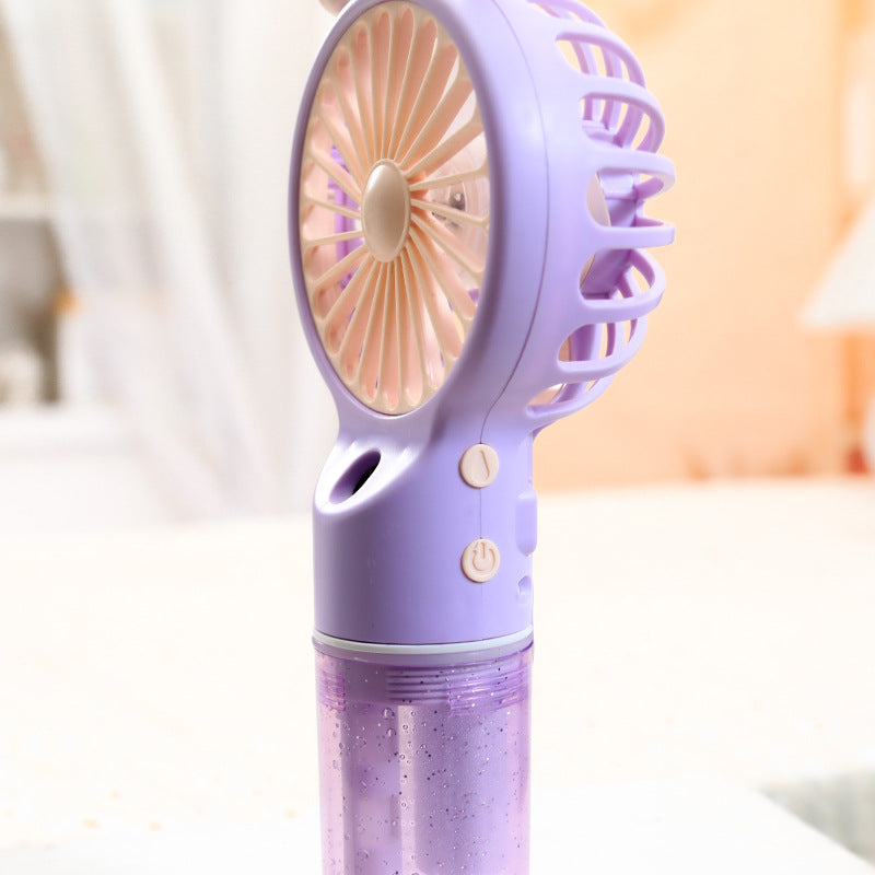 Damen Tragbarer Handventilator mit integrierter Sprühfunktion Karnz