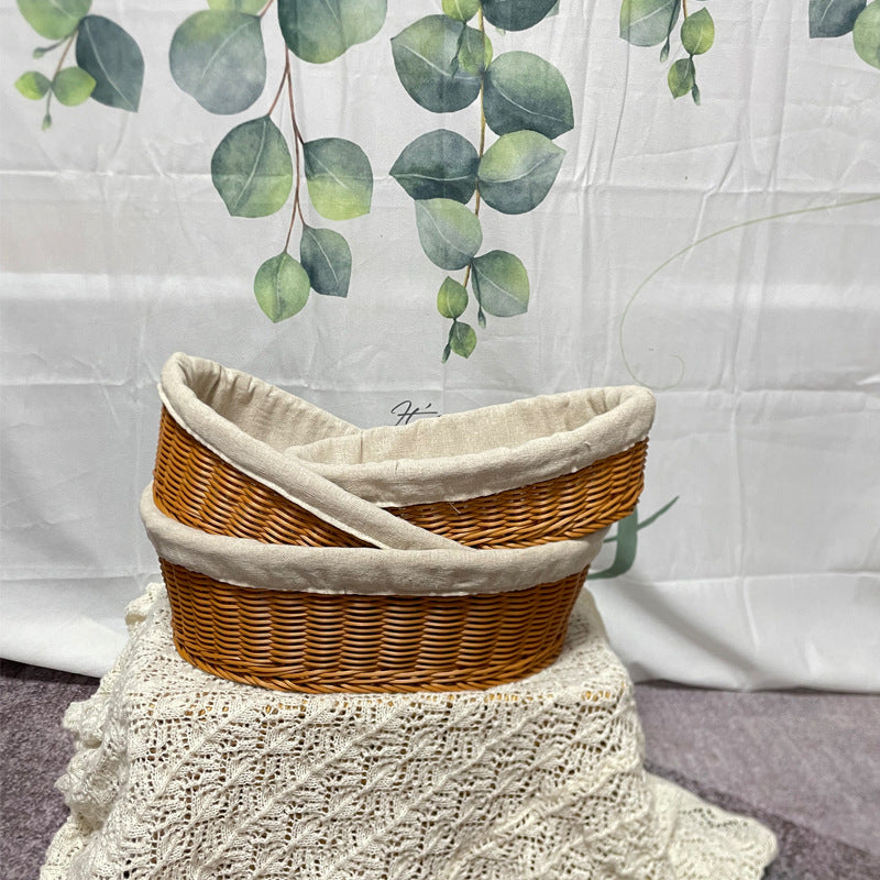 Gemütlicher Woven Brot Korb Karnz