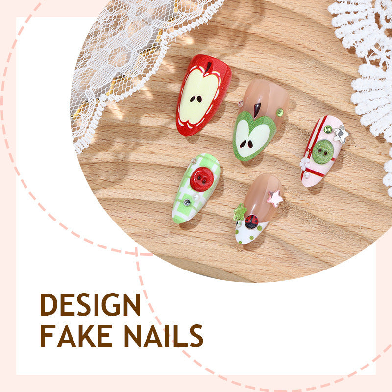 Kreatives Kunstnagelset mit festlichen Weihnachtsmotiven Karnz