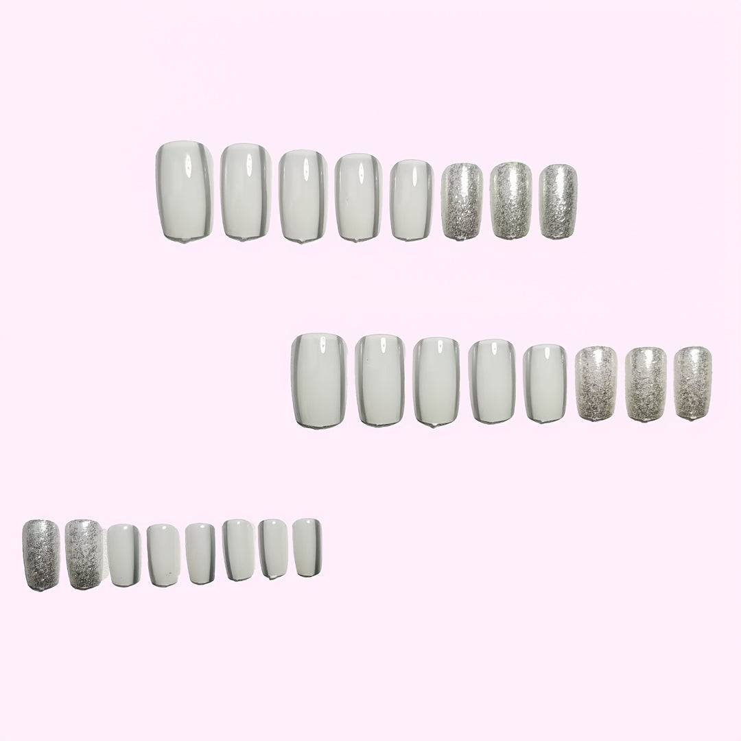 Funkelndes Glitzer Ombre Nageldesign