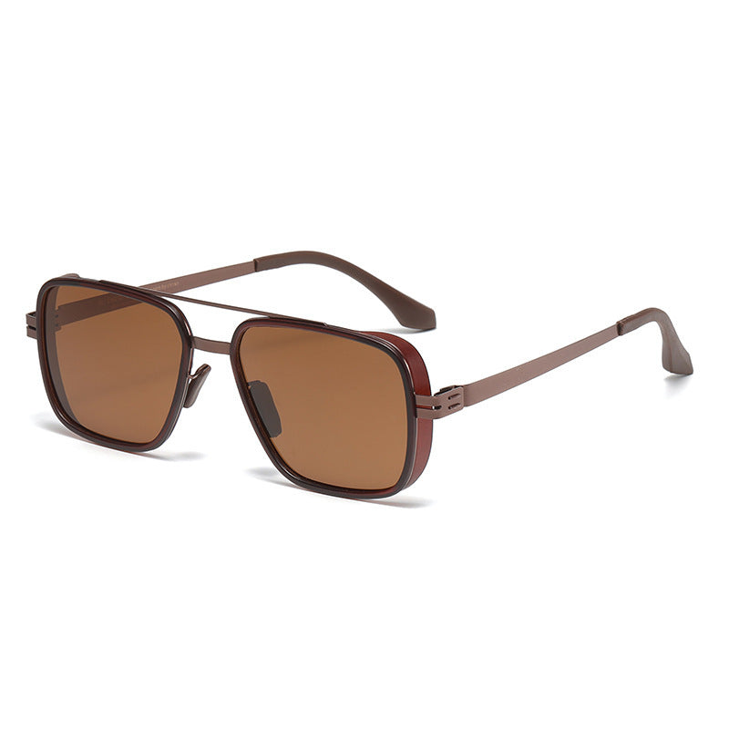 Herren Premium Sonnenbrille im modernen quadratischen Design Karnz