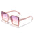Damen oversized Sonnenbrille mit stilvollem Rahmen Karnz