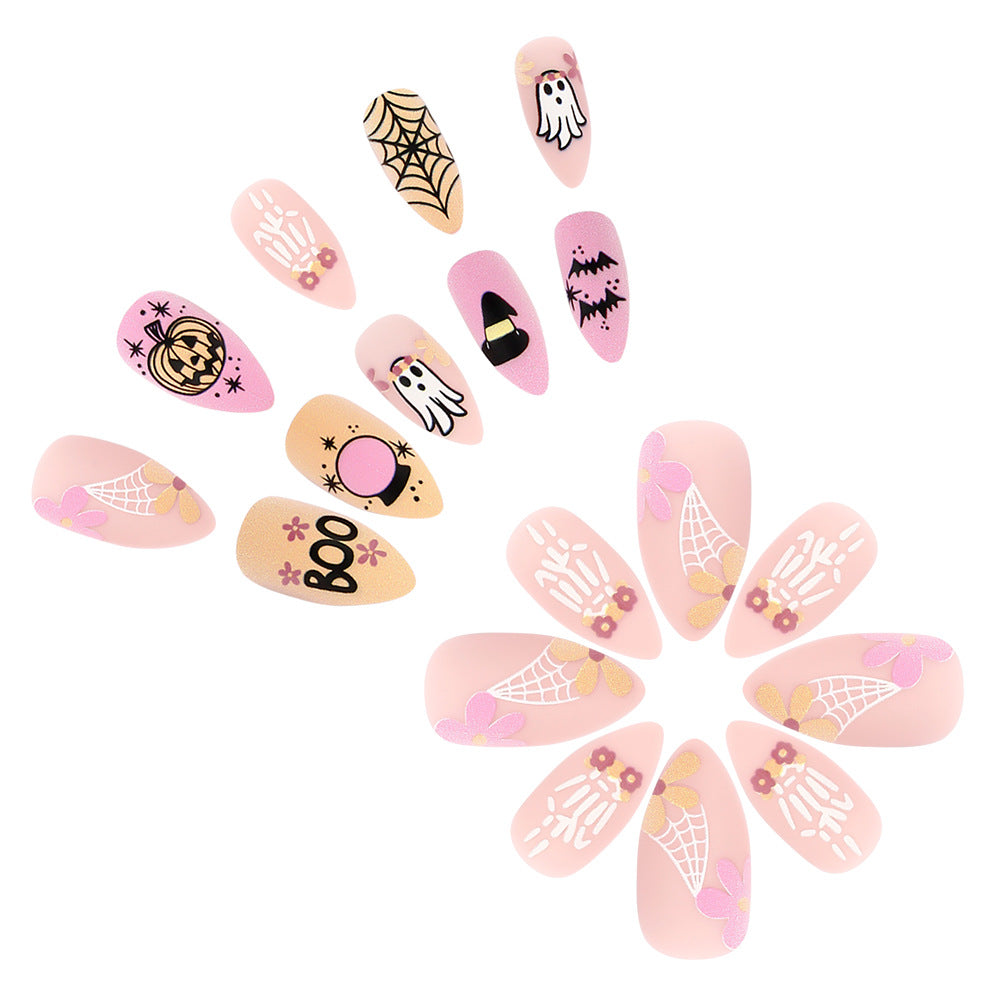 Halloween-Themen Press-On Nagelkunst Set Karnz