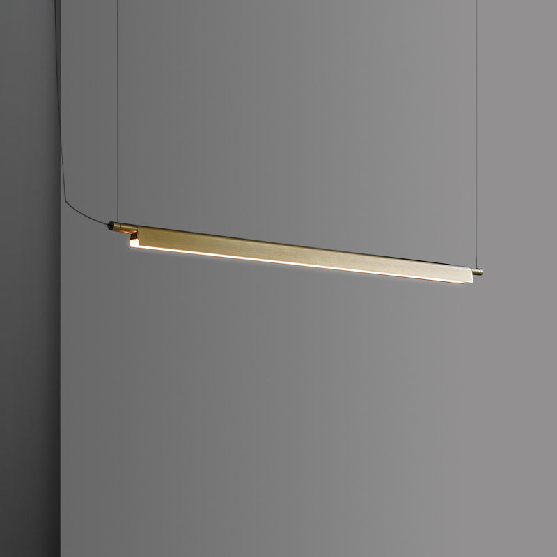 Moderne lineare Pendelleuchte